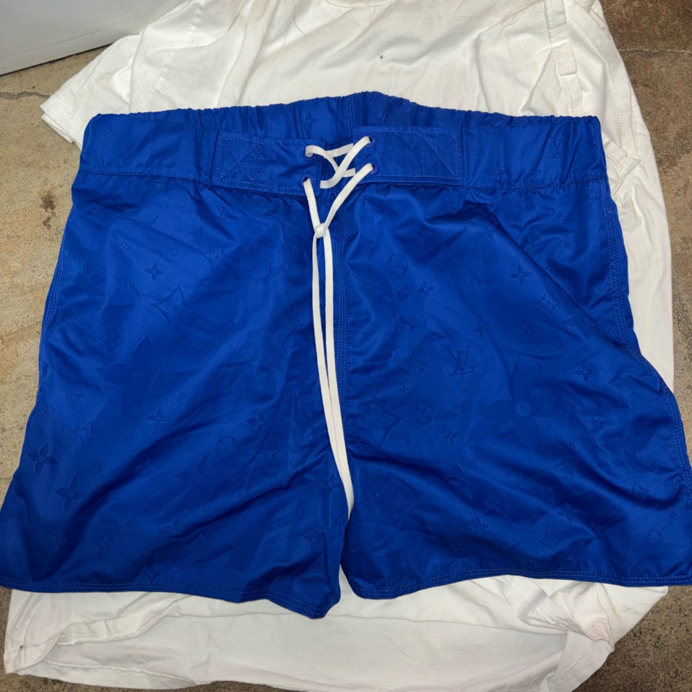 Louis Vuitton Royal Blue Swim Trunk Shorts